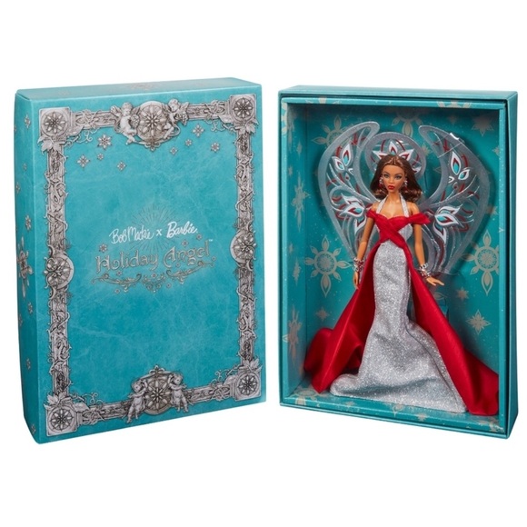 Bob Mackie X Barbie Holiday Angel Doll 2023. NRFB Sold Out at Mattel - Picture 3 of 7